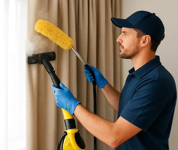 Trusted blind cleaning technician Matty Curtain Cleaning east-ryde-nsw QLD