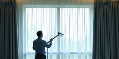 Commercial curtain stain removal service east-ryde-nsw hotels offices restaurants